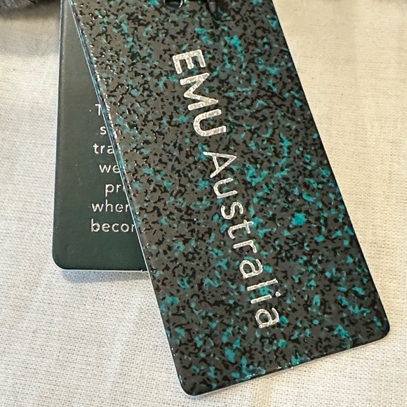 EMU Australia fur sandals slippers gray size 8 - Picture 3 of 5